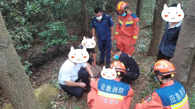 我为群众办实事 | 群众爬山不慎摔倒受伤 民警协力及时救援