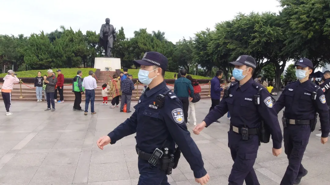福田警方强化社会面防控，全力护航春节平安