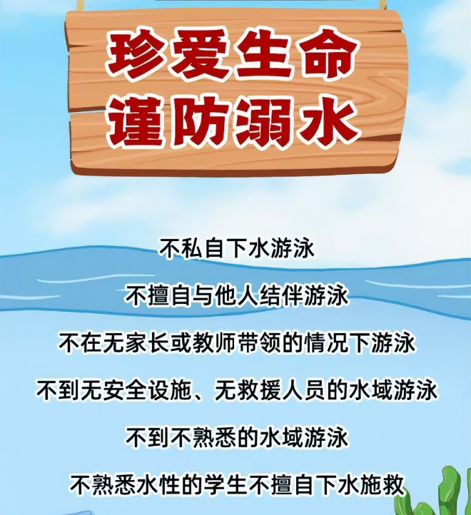 牢记防溺水知识，关键时刻能救命！