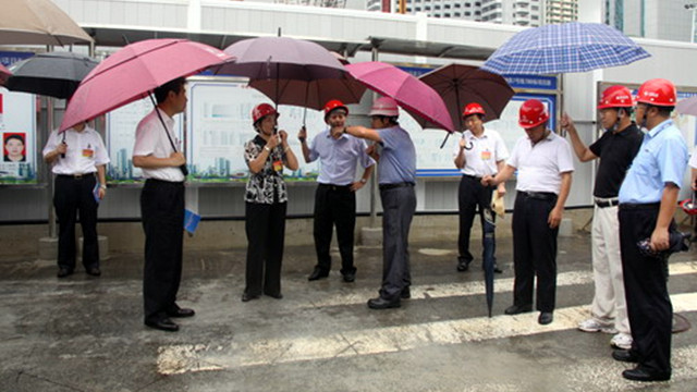 市党代表察华强北 对地铁施工有要求 市党代表察华强北 对地铁施工有要求