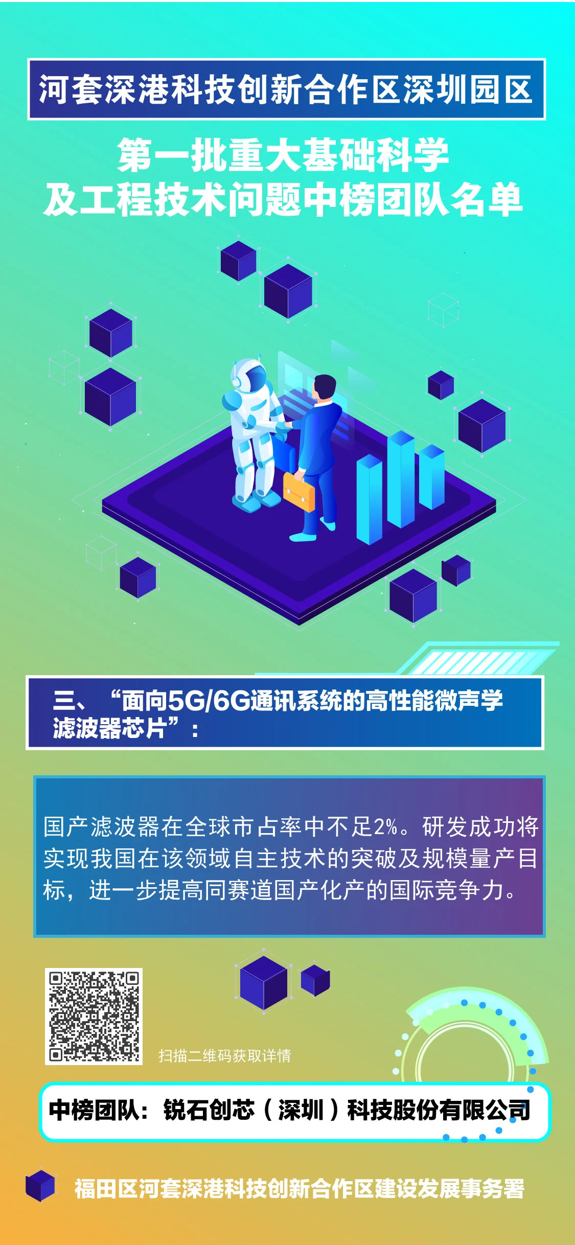 河套合作区“全球揭榜”榜单结果公布