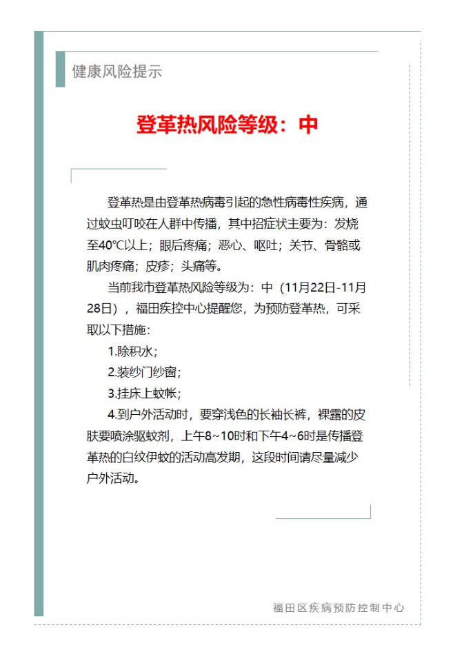 健康风险提示—登革热风险等级：中（2023.11.22）.jpg