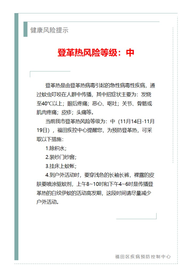 健康风险提示—登革热风险等级：中（2024.11.14）.jpg
